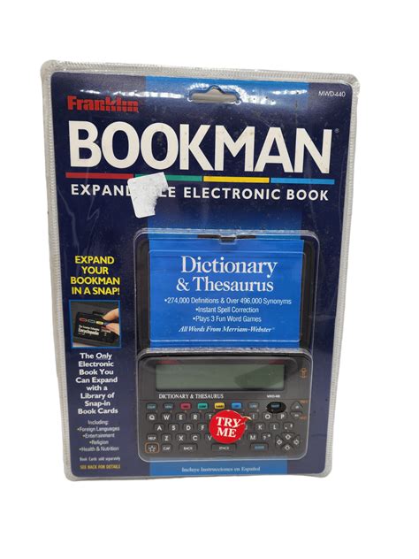 electronic dictionary franklin|franklin bookman dictionary & thesaurus.